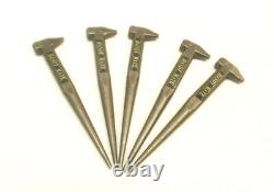 Japanese Gripping Tool YATTOKO Nail Punch Tool KUGISHIME? Set of 15