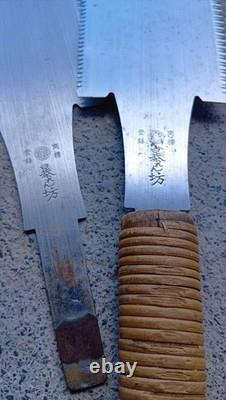Japanese Hand Saw Set 5pcs Vintage Carpentry Tool Woodworking Nokogiri Japanese Hand Saw Set 5pcs Vintage Carpentry Tool Woodworking Nokogiri