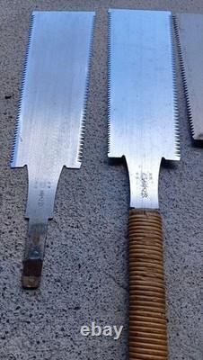 Japanese Hand Saw Set 5pcs Vintage Carpentry Tool Woodworking Nokogiri Japanese Hand Saw Set 5pcs Vintage Carpentry Tool Woodworking Nokogiri