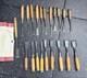 Japanese Joiner Wood Chisel Collection 21 Pc Mixed Sizes Used