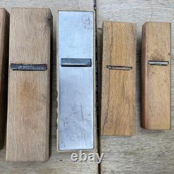 Japanese Kanna 7pc Set Kikugoro Kunihiko Ohashi Vintage Woodworking Tools Lot