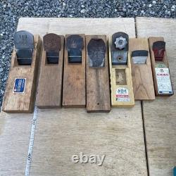 Japanese Kanna 7pc Set Kikugoro Kunihiko Ohashi Vintage Woodworking Tools Lot