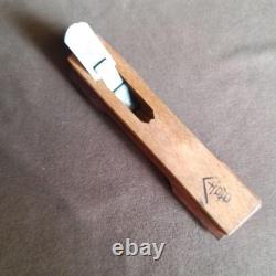 Japanese Kanna Hand Plane Ginkgo Face Red Oak Ruler Antique Hand Vintage