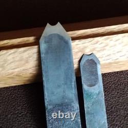 Japanese Kanna Hand Plane Ginkgo Face Red Oak Ruler Antique Hand Vintage