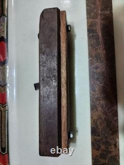 Japanese Kanna Hand Plane Kiwa Right Edge Planer with Ruler Hand Fine Condition