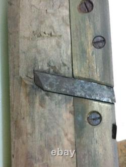 Japanese Kanna Hand Plane Kiwa Right Edge Planer with Ruler Hand Fine Condition