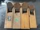 Japanese Kanna Hand Plane Lot of 4 Komei Banryu Wood Block Plane Woodworking