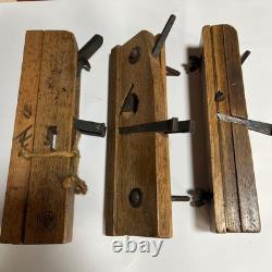 Japanese Kanna Hand Plane Planer 3pc Special Set Vintage Hand Genuine