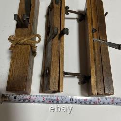 Japanese Kanna Hand Plane Planer 3pc Special Set Vintage Hand Genuine