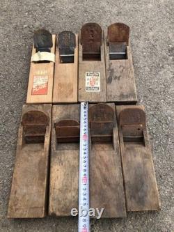 Japanese Kanna Hand Plane Set 8 Pcs Model E37 Vintage Hand Tools Collection
