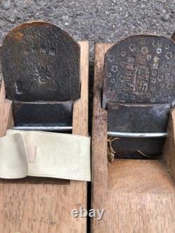 Japanese Kanna Hand Plane Set 8 Pcs Model E37 Vintage Hand Tools Collection