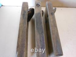 Japanese Kanna Hand Plane Vintage Planes Set of 3 for Carpenters Old Wooden Hand