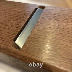 Japanese Kanna Hand Plane Yugumo Signed Blade Wooden Body Carpenter Tool