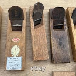 Japanese Kanna Plane Lot 22pc Vintage Woodworking Tool Set with Storage Box DIY
