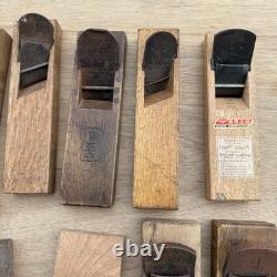Japanese Kanna Plane Lot 22pc Vintage Woodworking Tool Set with Storage Box DIY