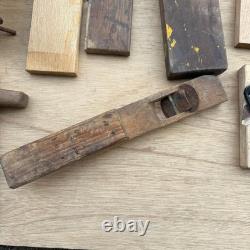 Japanese Kanna Plane Lot 22pc Vintage Woodworking Tool Set with Storage Box DIY