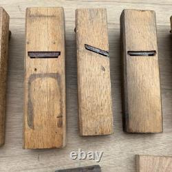 Japanese Kanna Plane Lot 22pc Vintage Woodworking Tool Set with Storage Box DIY