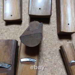 Japanese Kanna Plane Set 12pcs Various Sizes Woodworking Tool Vintage Used