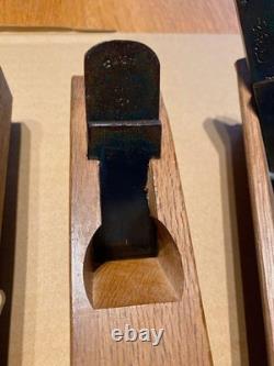 Japanese Kanna Plane Set 5pc Vintage Woodworking Tools Mixed Styles Carpentry