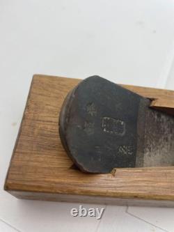 Japanese Kiwaganna Shoulder Plane 24cm Steel Body Woodworking Tool Vintage