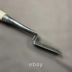 Japanese Kote Nomi Cranked Paring Chisel 18mm Blade 310mm Wooden Handle