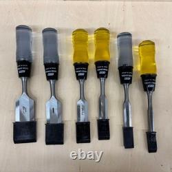 Japanese Made Woodworking Chisel Set 6pc 12mm 15mm 18mm 24mm with Case