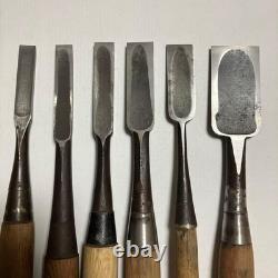 Japanese Nomi Chisel 6 Piece Set Large Sizes Sharpened