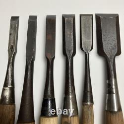 Japanese Nomi Chisel 6 Piece Set Large Sizes Sharpened