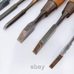 Japanese Nomi Chisel 9set (4.7-36)mm Various brands Woodwork Japan