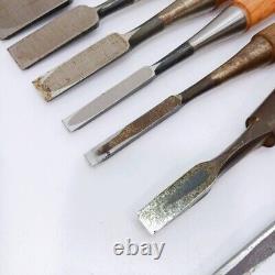 Japanese Nomi Chisel 9set (4.7-36)mm Various brands Woodwork Japan