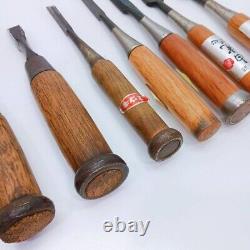 Japanese Nomi Chisel 9set (4.7-36)mm Various brands Woodwork Japan