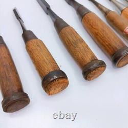 Japanese Nomi Chisel 9set (4.7-36)mm Various brands Woodwork Japan