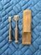 Japanese Nomi Chisel Chisels 2pc Leather Case Chisels Set 18cm Wooden Handle Kit