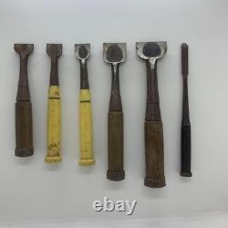 Japanese Nomi Chisel General Set Vintage 30 Year Old Ready to Use Right Now