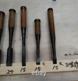 Japanese Nomi Chisel Long Handled Chisels 8pc Set 41 33 30 29 24 15mm Sharpened Japanese Nomi Chisel Long Handled Chisels 8pc Set 41 33 30 29 24 15mm Sharpened