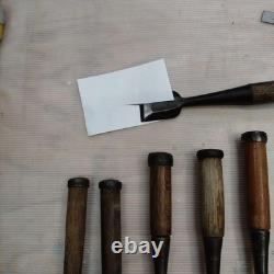 Japanese Nomi Chisel Long Handled Chisels 8pc Set 41 33 30 29 24 15mm Sharpened