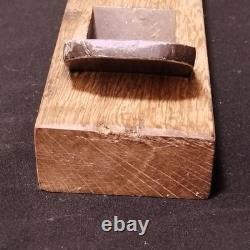 Japanese Single Blade Hand Plane Kanna 38mm Signed Blade Old Wooden Body