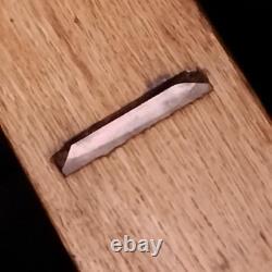 Japanese Single Blade Hand Plane Kanna 38mm Signed Blade Old Wooden Body