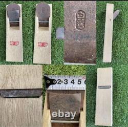 Japanese Style Wood Plane Kanna lot 5 Carpenter Tools Used Daiku K146