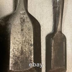 Japanese Tataki Nomi Striking Chisel Set of 4 Otsuya Fusakuni Carpenter Chisels