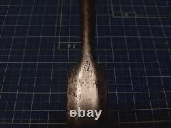 Japanese Tsuki Nomi Paring Chisel 8 Bu 24mm Signed Carpenter Chisel Partly Honed