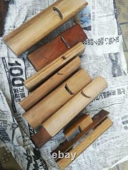 Japanese Vintage Special Plane Kanna Carpenter Tool 8 pcs Bulk sale Woodworking