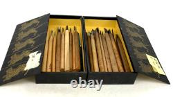 Japanese Vintage Wood Carving Tools Chisel Kit Set Craft Woodblock Printmaking
