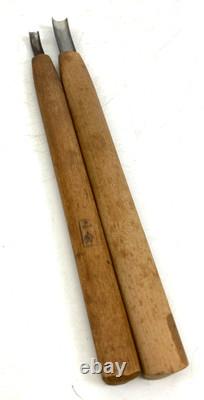 Japanese Vintage Wood Carving Tools Chisel Kit Set Craft Woodblock Printmaking