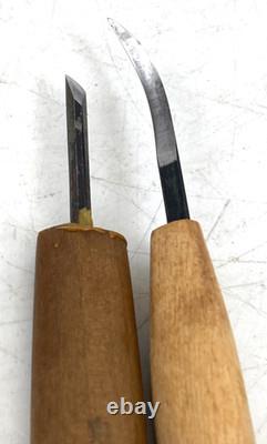 Japanese Vintage Wood Carving Tools Chisel Kit Set Craft Woodblock Printmaking