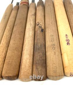 Japanese Vintage Wood Carving Tools Chisel Kit Set Craft Woodblock Printmaking