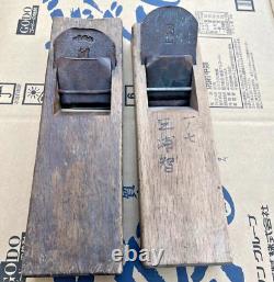 Japanese Vintage Wood working work Carpentry tool Hand Plane Used Set #10