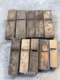 Japanese Vintage Wood working work Carpentry tool Hand Plane Used Set #21