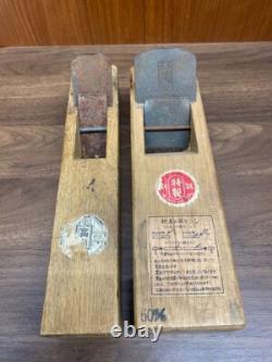 Japanese Vintage Wood working work Carpentry tool Hand Plane Used Set #29