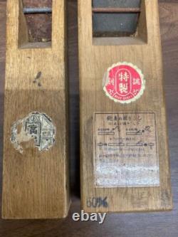 Japanese Vintage Wood working work Carpentry tool Hand Plane Used Set #29